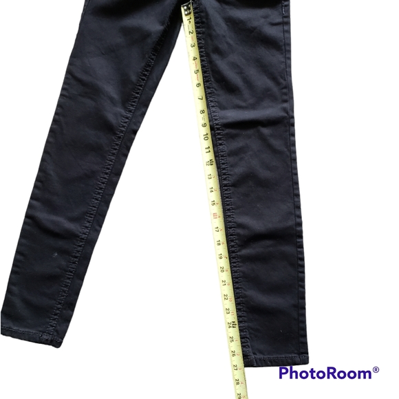 Shyanne Western Rodeo Black Skinny Jeans Embroidered Embellished Pockets Size 25 - Picture 9 of 9